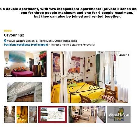 Cavour 1&2 Lägenhet